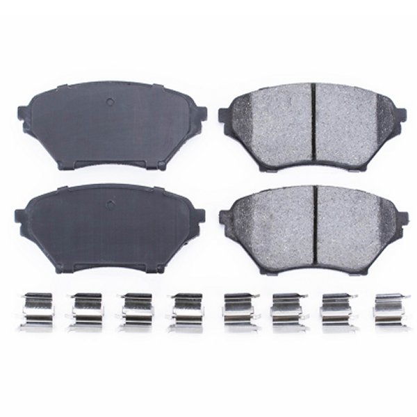 【USA在庫あり】 Power Stop 01年-05年 マツダ Miata フロント Z17 Evolution Ceramic ブレーキパッド w/Hardware psb17-890 HD店