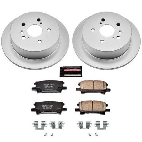  Power Stop 04年-06年 Lexus RX330 リヤ Z17 Evolution Geomet Coated ブレーキ キット psbCRK5333 HD店