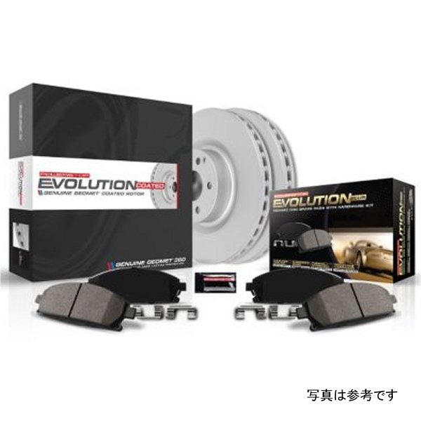  Power Stop 18年-19年 スバル Crosstrek フロント Z17 Evolution Geomet Coated ブレーキ キット psbCRK7892 HD店