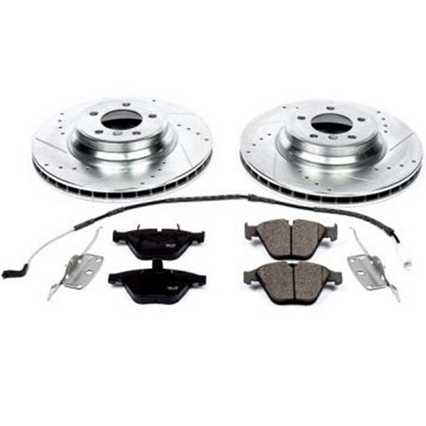【USA在庫あり】 Power Stop 2009 BMW 335i xDrive フロント Z23 Evolution Sport ブレーキ キット psbK3015 HD店