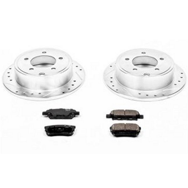 USA߸ˤ Power Stop 11-14 Chrysler 200 Rear Z23 Evolution Sport Brake Kit psbK3033 HDŹ