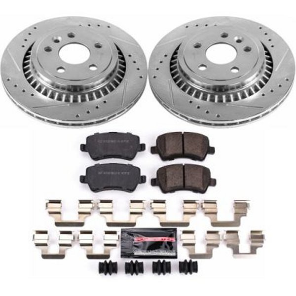 【USA在庫あり】 Power Stop 10-17 Volvo XC60 Rear Z23 Evolution Sport Brake Kit psbK5705 HD店