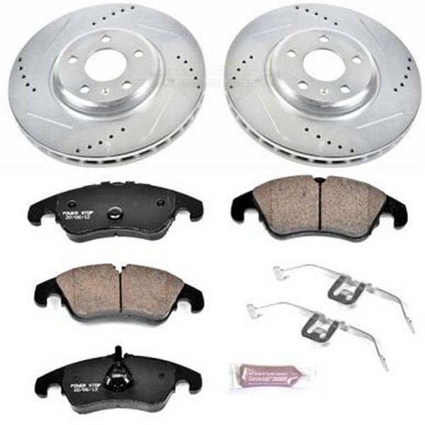 USA߸ˤ Power Stop 09-11 Audi A4 Front Z23 Evolution Sport Brake Kit psbK5752 HDŹ