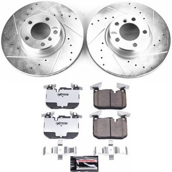 【USA在庫あり】 Power Stop 14-16 BMW 228i Front Z26 Street Warrior Brake Kit psbK6653-26 HD店