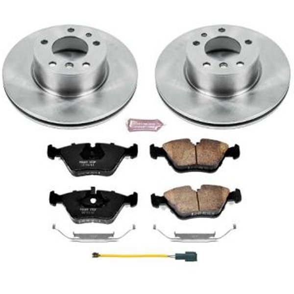 【USA在庫あり】 Power Stop 1989 BMW 525i フロント オートスペシャリティ ブレーキ キット psbKOE7334 HD店