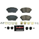 【USA在庫あり】 Power Stop 20年-21年 トヨタ Highlander リヤ Z23 Evo Sport ブレーキパッド w/Hardware psbZ23-2305 HD店