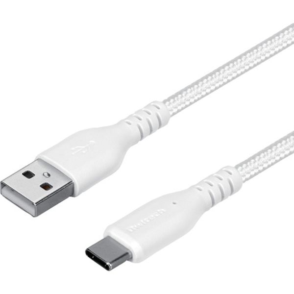 【メーカー在庫あり】 OWLCBA4CA20WH 断線に強く柔らかい USB タイプA to Cケーブル 2m ホワイト OWL-CBA4CA20-WH HD店