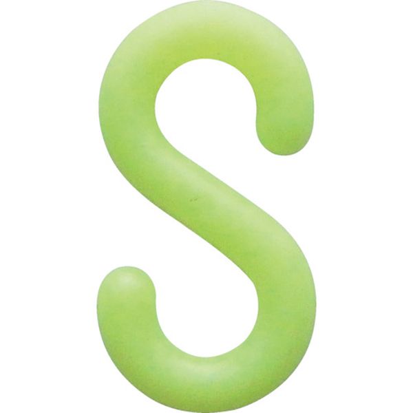 ・ベーシックなプラスチックチェーン用のS字型フックです。・プラチェインの連結金具、先端金具で。・色：蛍光黄・径(mm)：6・線径(mm)：6.0・A(mm)：31.1・B(mm)：11.5・PSH60K×1個入・6mm用・本体：ポリエチレン・プラスチックチェイン・フックは荷重を継続的にかけると伸びて切れる恐れがあります。吊下げ用としてのご利用はオススメできません。・生産国 台湾・JANコード 4968462245680・質量 3g・コード：825-5885 ・品目：P1568・1個入りP-1568楽天 HD店