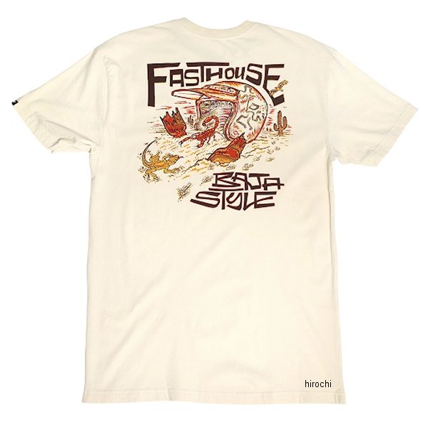 【メーカー在庫あり】 ファストハウス FASTHOUSE Tシャツ バハスタイル ナチュラル Mサイズ G6161 HD店