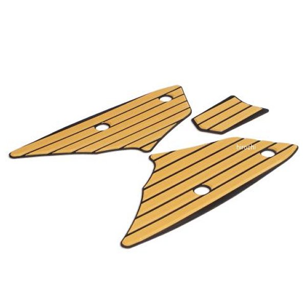 【メーカー在庫あり】 SP武川 ステップ&フューエルリッドパッドセット リード125 ライトブラウン/黒 09-11-0377 HD店