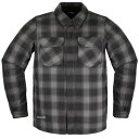 アイコン ICON 2024年秋冬モデル ジャケット FALLBLOCK CX FLANNEL 黒 Sサイズ 2820-6968 HD店