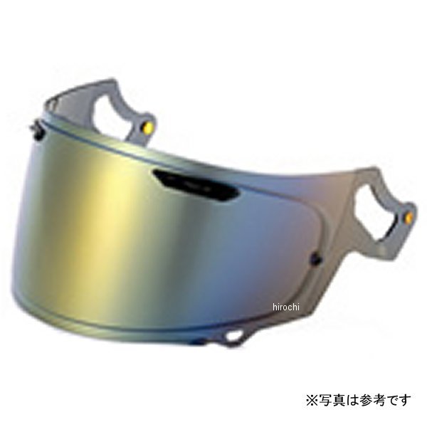 【メーカー在庫あり】 ティーズ T's ミラーシールド Arai VAS-A セミスモーク/チタンゴールド 4986222955068 HD店