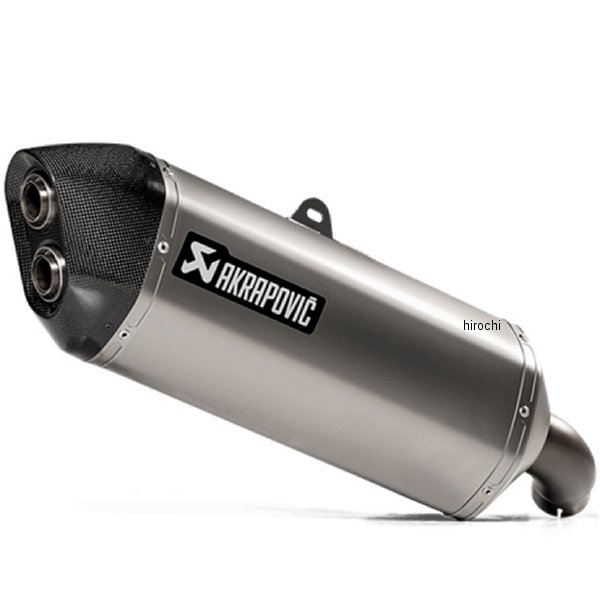 アクラポビッチ AKRAPOVIC スリップオンマフラー JMCA 20年-23年 V-STROM1050 チタン S-S10SO16-HAFTJPP HD店