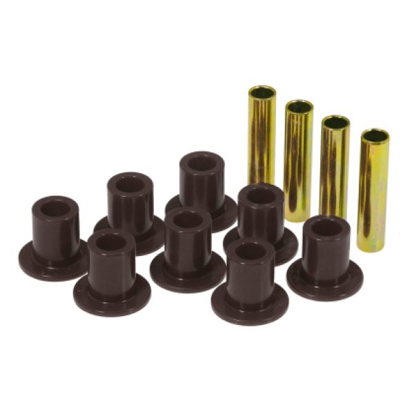  Prothane 87年-96年 ジープ フロント スプリング & Shackle ブッシング - ブラック pro1-1005-BL HD店