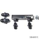 【USA在庫あり】 Radium Engineering Universal 4-Port Manifold - Black W/ Logo rad20-0062 HD店(2)