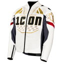 アイコン ICON 2025年春夏モデル ジャケット CONTRA3 RIZZ RIZZ 白 Lサイズ 2810-4302 HD店