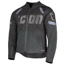 アイコン ICON 2025年春夏モデル ジャケット CONTRA3 黒 Lサイズ 2820-7040 HD店