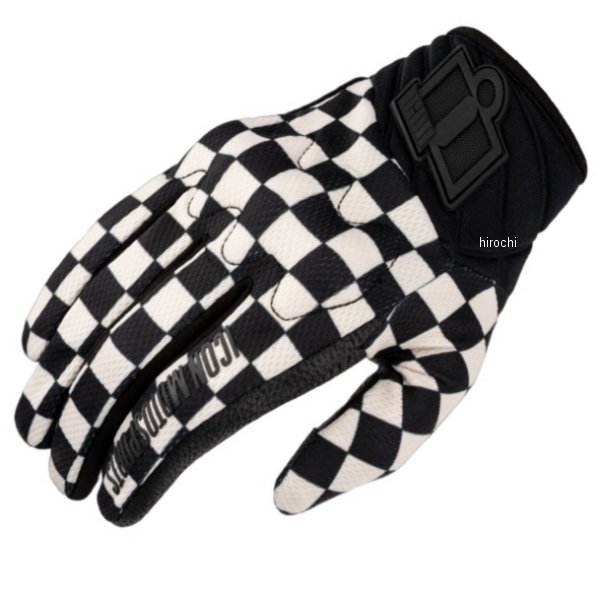 アイコン ICON 春夏モデル レディース グローブ ANTHEM 3 CX CHECKER Sサイズ 3302-1006 HD店
