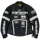 【メーカー在庫あり】 バンソン VANSON 2025年春夏モデル メッシュ ライダースジャケット 黒/白 Mサイズ VS25105S HD店