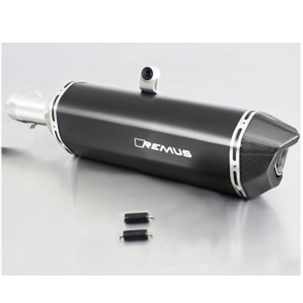【USA在庫あり】 Remus 08-12 BMW F 650 GS E8GS 52 kW Black Hawk Black Slip On rms64782 085208 HD店