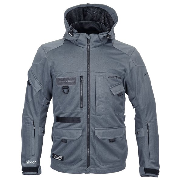 ラフ&ロード 2025年春夏モデル マウンテンメッシュパーカー ガンメタ Sサイズ RR7349GM1 HD店