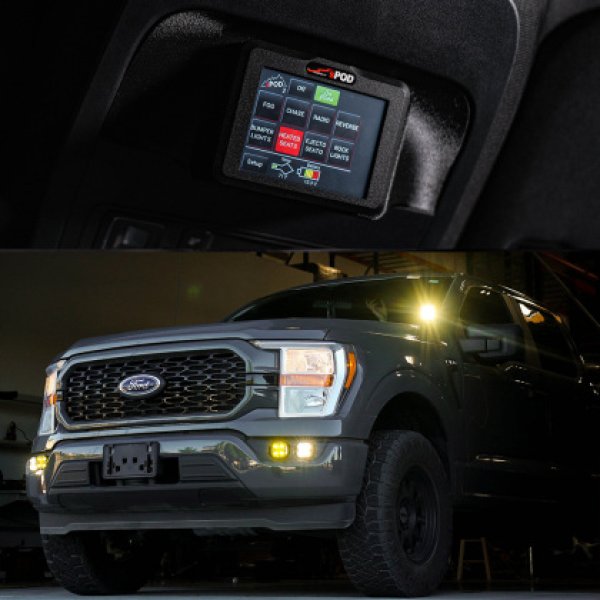 【USA在庫あり】 Spod Ford 2021年以降 F-150 タッチスクリーン BantamX Vehicle キット spo870086 HD店