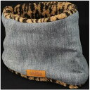 グッズ GOODS ROBIN NECK WARMER ソフトデニム&ブラウンレオパード MMS-NW015 HD店(2)