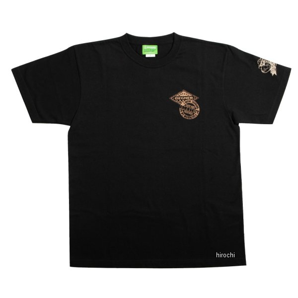 デグナー DEGNER 春夏モデル コットンTシャツ 黒 Mサイズ 25TS-1 HD店