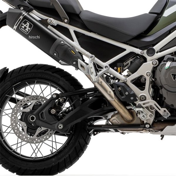 アロー Arrow スリップオンマフラー Veloce カバー付 アルミダーク 22年-24年 トライアンフ Tiger1200 72002VAN HD店