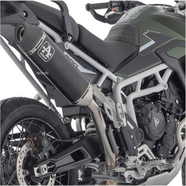 アロー Arrow スリップオンマフラー Veloce アルミダーク 24年 トライアンフ TIGER900GT 72006VAN HD店