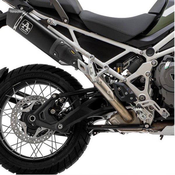 アロー Arrow スリップオンマフラー Veloce カバー付 アルミダーク 22年-24年 トライアンフ Tiger1200 72502VAN HD店