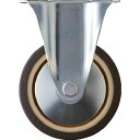 【メーカー在庫あり】 400SRUB150 固定式ウレタン車輪(ナイロンホイール・ラジアルボールベアリング)150mm 400SR-UB150 HD店