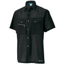 【メーカー在庫あり】 TSデザイン 半袖シャツ 黒 4Lサイズ 7155 HD店(2)