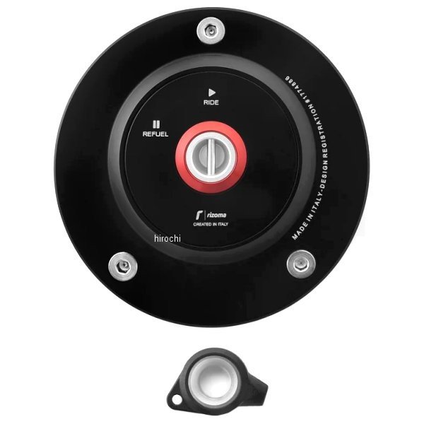 リゾマ rizoma ガスキャップ 21年-23年 ドゥカティ スーパースポーツ950(S) 黒 TF041B HD店...
