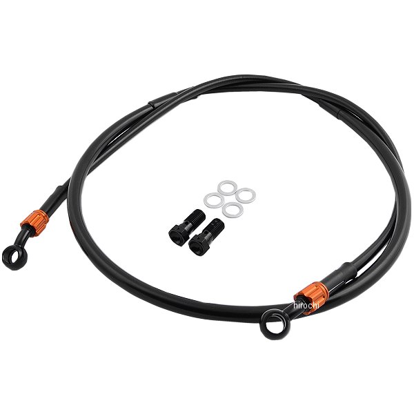 ACパフォーマンスライン AC-PERFORMANCELINE フロントブレーキホース 08年-15年 Dトラッカー X 黒/ゴールド 32279130 HD店