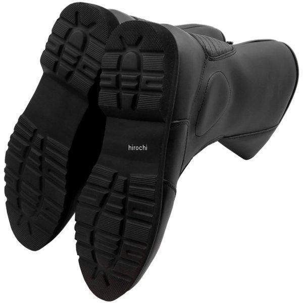 【メーカー在庫あり】 K520 コミネ KOMINE サイドジッパーブーツ 黒 24.5cm 4560163772443 HD店