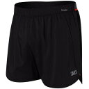 【メーカー在庫あり】 サックス SAXX 2024年モデル ショーツハーフパンツ ハイテイル 2N1 RUN SHORT BLK XXLサイズ SXSP01L HD店