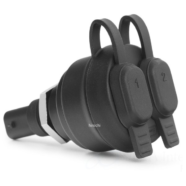 ワンダーリッヒ Wunderlich USBデュアルソケット USB-A USB-C & ヘラーソケット移設キット W13800-000 HD店