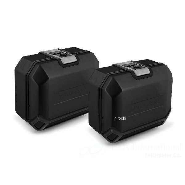 ワンダーリッヒ Wunderlich サイドケースセット X-CASE X36 純正キー対応 ブラック W30166-202 HD店