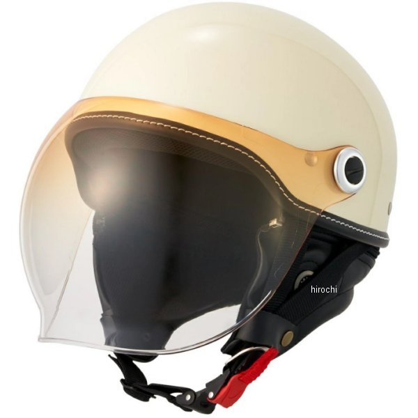 マルシン工業 BUBBLE RIDER HALF ハーフヘルメット アイボリー フリーサイズ(57〜60cm未満) 05303002 HD店