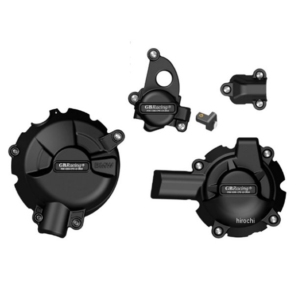 GBレーシング GB RACING エンジンカバーセット 4点 S1000RR 黒 EC-S1000RR-2019-SET HD店