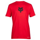 【メーカー在庫あり】 フォックス FOX フォックスヘッド プレミアムTシャツ フレイムレッド XLサイズ C0555 HD店