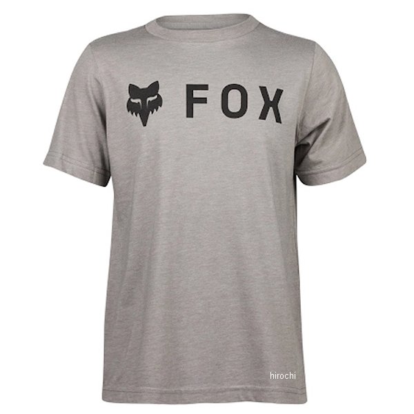 【メーカー在庫あり】 フォックス FOX ユース アブソリュート Tシャツ ヒーサーグラファイト YMサイズ ..