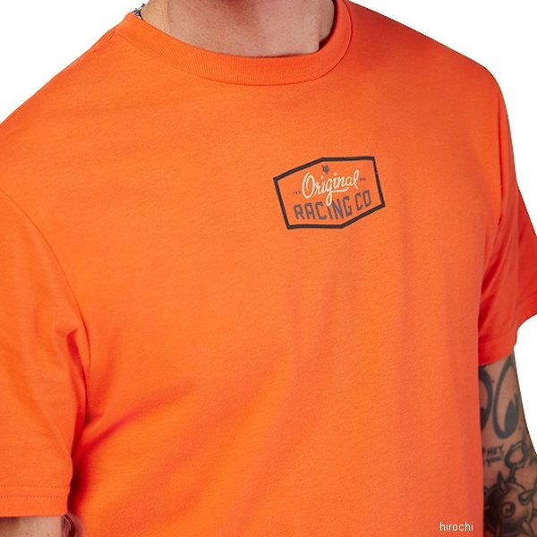 【メーカー在庫あり】 フォックス FOX オリジナル プレミアムTシャツ ブラッドオレ...