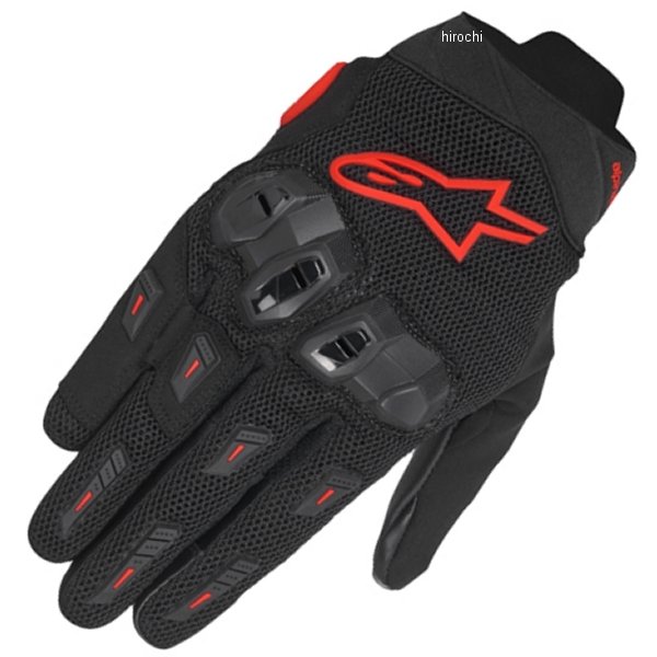 アルパインスターズ 春夏モデル グローブ SP X 5 AIR GLOVE 黒/蛍光赤 2XLサイズ 3560725 HD店