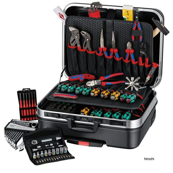 【メーカー在庫あり】 クニペックス KNIPEX 90点組 ビッグベーシックムーブメカニック用工具セット ツールケース入 002106M HD店