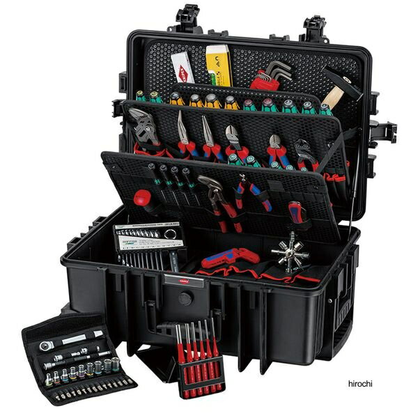 【メーカー在庫あり】 クニペックス KNIPEX 90点組 ロバスト45 ムーフ メカニック用工具セット ツールケース入 002137M HD店