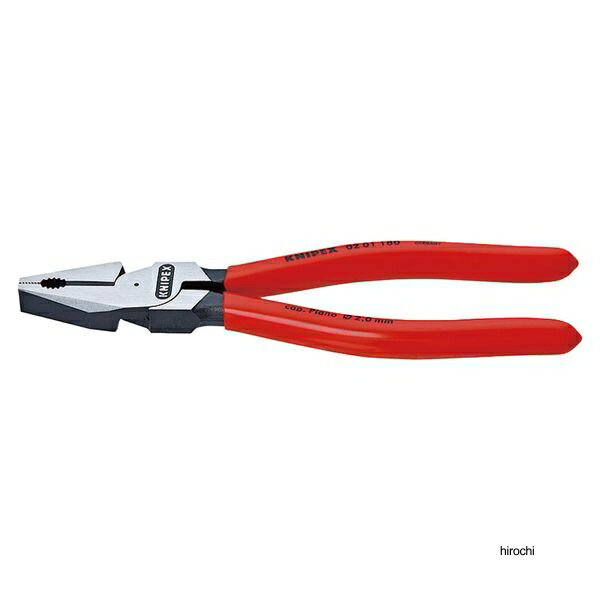 【メーカー在庫あり】 クニペックス KNIPEX 強力型ペンチ 180mm プラスチックコーティングハンドル 0201-180SB HD店