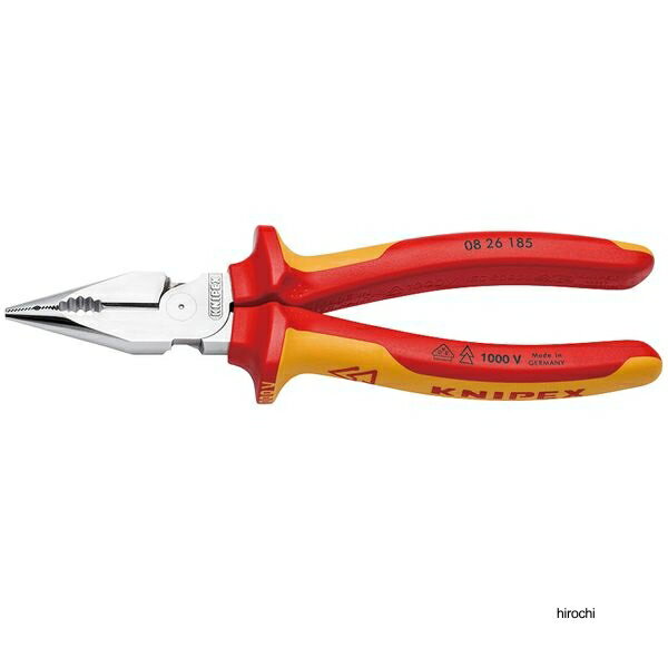 ڥ᡼߸ˤ ˥ڥå KNIPEX 1000V ˡɥΡڥ 185mm 0826-185 HDŹ