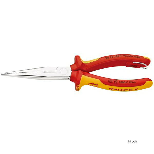 ڥ᡼߸ˤ ˥ڥå KNIPEX 1000V Ĺ饸ڥ 200mm ɻ 2616-200T HDŹ